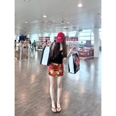 批发套装女2026夏季新款<b class='q'>纯</b>欲风辣妹短款无袖吊带背心上衣高腰显瘦短裙