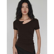 批发PSO Brand男装<b class='q'>女装</b>情侣装短袖夏季正肩<b class='q'>纯</b>棉修身t恤短款辣妹拼接上