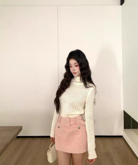 barb chill 화이트 민소매 스웨터 여자 봄 새로운 miu 부서 착용 가져 가라. 몸매 가꾸기 니트 스웨터 조끼 맨위