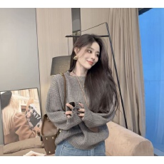 批发【晓溪服饰】秋冬季新款圆领长袖打底针织衫上衣高级感毛衣6701