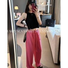 批发<b class='q'>PP</b>云感梅果简约阔型A摆小背心+天丝亚麻抽绳休闲<b class='q'>裤</b><b class='q'>PP</b>02➕上衣