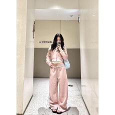 批发韩系高级感休闲<b class='q'>运动服</b>套装女秋季新款卫衣阔腿裤减龄<b class='q'>显瘦</b>两件套潮
