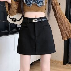 批发实拍大量有货 秋冬季毛呢<b class='q'>半身裙</b>A字短裙百褶裙韩版显瘦高腰裙子女