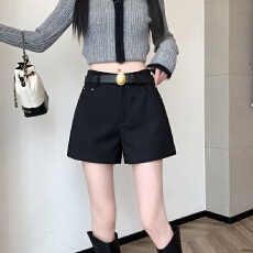 批发实拍大量有货 <b class='q'>短裤</b>女秋冬季新款阔腿裤A子百搭韩版高腰裤子