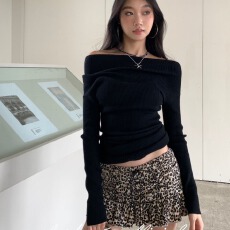 批发原版豹纹面料 美式辣妹复古豹纹荷叶边<b class='q'>半身裙</b>春季别致A字裙<b class='q'>短裙</b>