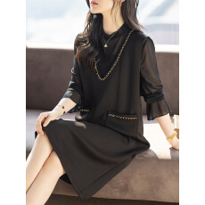 批发限价+12+小视频 2026年春秋新款宽松马甲连衣裙套装长袖T恤套装