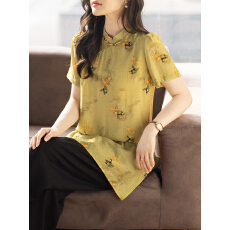 批发限价+12+小视频 新中式国风复古2026夏季微<b class='q'>胖</b>高级感改良旗袍上衣