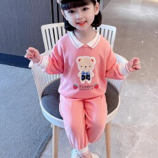 批发女童春装套装洋气2025新款春秋<b class='q'>儿童</b>卫衣春季宝宝休闲时髦运动衣服