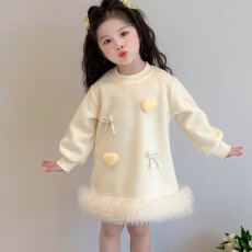 批发【曼巴棉】女童春季裙子春装2025年新款<b class='q'>儿童</b>洋气韩系春<b class='q'>连衣裙</b>春秋