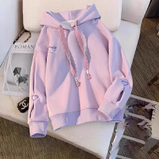 批发女童连帽卫衣春冬季2025新款大童儿童宝宝女孩洋气秋冬上衣服潮酷