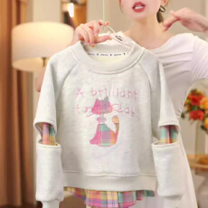 批发<b class='q'>女</b>童<b class='q'>冬</b>季<b class='q'>卫衣</b>加绒2025新款中大童小<b class='q'>女</b>孩长袖套头衫儿童洋气上衣