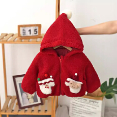 批发女童外套2025新款秋冬款洋气<b class='q'>婴儿</b>小公主上衣宝宝网红女童新年衣服