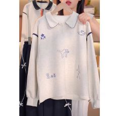 批发女童卫衣春秋2026新中大童韩版秋季打底衫时髦女孩上衣学生POLO衫