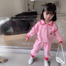 批发女童2026<b class='q'>新款</b>套装洋气时髦儿童春季款<b class='q'>运动</b>两件套宝宝衣服春装时髦