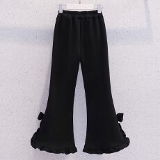 批发女童加绒裤子秋<b class='q'>冬</b>2026春秋<b class='q'>冬</b>季新款儿童洋气一体绒喇叭裤女孩长裤