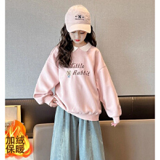 批发<b class='q'>女</b><b class='q'>童</b>卫衣<b class='q'>百搭</b>春秋2026新款儿童长袖上衣秋冬女孩洋气时髦大童秋装