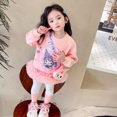 批发<b class='q'>女</b>童<b class='q'>连衣</b>裙春秋2026年新款儿童公主裙小<b class='q'>女</b>孩春装纱裙<b class='q'>卫衣</b>裙子