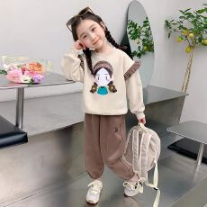 批发女童秋装套装2026<b class='q'>新款</b>小童秋冬季<b class='q'>运动</b>儿童装洋气时髦女宝宝秋衣服