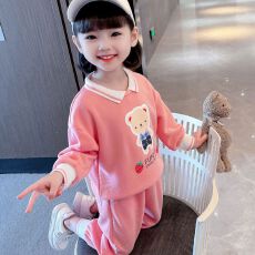 批发<b class='q'>女</b>童<b class='q'>卫衣</b><b class='q'>套装</b>春秋季2026年新款时髦洋气儿童装小童宝宝秋装两件套