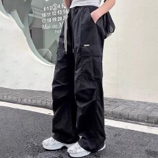 批发【锦涤邹】女童装裤春秋童薄款长裤穿搭运动裤洋气大童宽松休闲裤