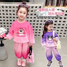 批发<b class='q'>女</b>小童渐变卡通<b class='q'>套装</b>春秋款<b class='q'>女</b>宝宝2026年<b class='q'>卫衣</b>秋装小<b class='q'>女</b>孩时尚两件套