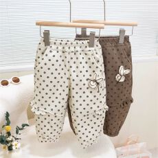 批发女童加绒裤子加厚2026秋冬新款小童灯芯绒<b class='q'>儿童</b>长裤女宝宝<b class='q'>休闲裤</b>子