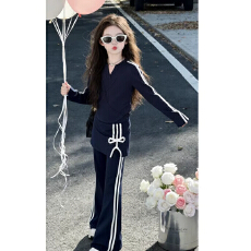 批发女<b class='q'>童</b><b class='q'>春装</b><b class='q'>运动套装</b>2026新款时髦裙裤儿<b class='q'>童</b>女大<b class='q'>童</b>运动修身屁帘喇叭裤