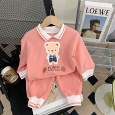 批发女童卫衣套装春秋季2026新款洋气时髦儿童装女<b class='q'>宝宝</b>衣服两件套春装