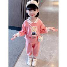 批发女童卫衣套装春秋季2026新款洋气时髦儿童装女<b class='q'>宝宝</b>衣服两件套春装