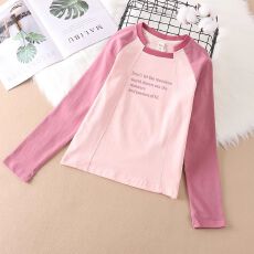 批发女童t恤长袖2026年<b class='q'>春</b>秋装新款儿童打底衫秋款小女孩洋气秋季上衣