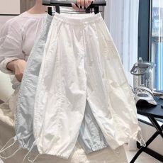 批发<b class='q'>男童</b>裤子2026年夏季新款薄款速干儿童运动裤工装阔腿束脚休闲长裤