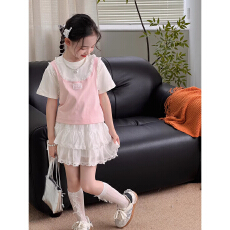 批发<b class='q'>女</b><b class='q'>童</b><b class='q'>短袖</b><b class='q'>T</b><b class='q'>恤</b>2026夏季新款儿<b class='q'>童</b>洋气百搭假两件中<b class='q'>大</b><b class='q'>童</b><b class='q'>女</b>孩韩版上衣