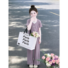 批发【莱雅1*1随心裁】<b class='q'>女童</b>夏<b class='q'>装</b><b class='q'>套装</b>2026新款休闲独特大童漂亮两件套