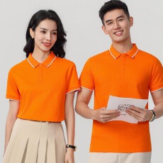 跨境外贸出口专供-TEMU/希音可定制logo短袖翻领舒适亲肤POLO衫