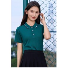 可定制logo工作服40支170克间色POL0衫男女同款短袖翻领舒适亲肤