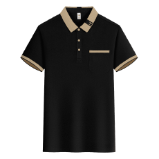 男女同款舒适亲肤时尚可定制logo工作服青铜系列翻领口袋款POLO衫