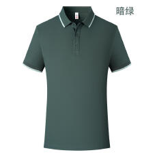 批发【主推款】杜邦高端T索罗娜棉 黑科技5A抗菌男女同款舒适翻领短袖