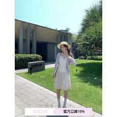 批发孔真烦呐 少<b class='q'>女</b>感坑条纹<b class='q'>针织</b><b class='q'>开衫</b>吊带套装2026新款高级质感搭配