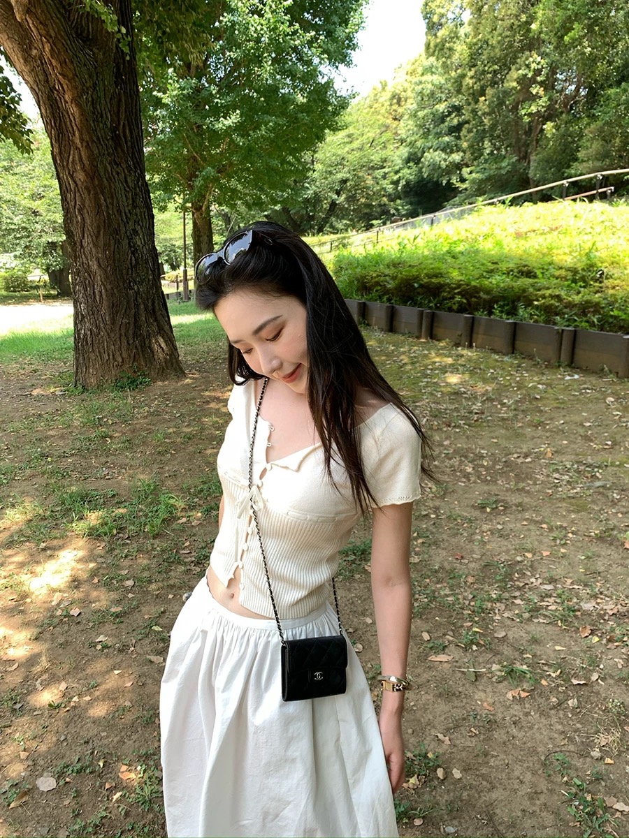 isaro uu 맞춤 선 vintage 양모 반팔 절묘한 벨벳 레이스업 낮음 라운드 넥 부드럽다 짧은 맨위