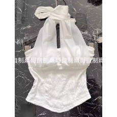 批发绝美甜辣蕾丝网纱鱼骨吊带<b class='q'>背心女</b>带胸垫内搭外穿性感纯欲挂脖上衣