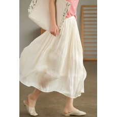 批发<b class='q'>真丝</b>流光纱百搭半身<b class='q'>裙</b>女士2026春夏设计感网纱大摆桑蚕丝a字半<b class='q'>裙</b>