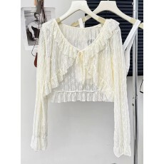 批发2026<b class='q'>短款</b>超仙防晒衣罩衫女夏季外搭配吊带裙子小披肩薄款开衫外套