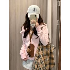 批发纯欲<b class='q'>修身</b>连帽开衫拉链卫衣女秋冬毛圈韩系百搭瑜伽服运动外套