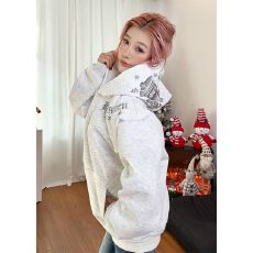 加绒 原版做工 刺绣 后包领纯棉华棉复合卫衣女