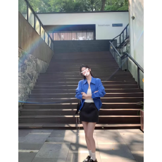 批发polo2025新款克莱因蓝衬衣设计感小众法式内搭打底外穿衬衫