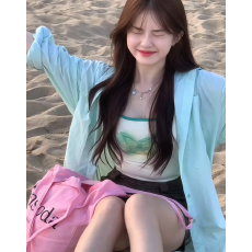 批发美式复古纯棉衬衫薄外套女2025春夏内搭衬衫叠穿衬衣防晒上衣