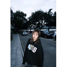 批发华棉复合牛奶丝/银狐绒刺绣 原版做工时尚重磅字母刺绣<b class='q'>连帽卫衣</b>