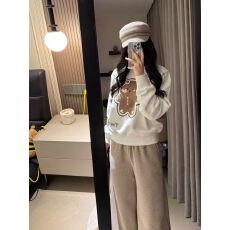 批发100%棉面华棉320g/420g印花 2026秋冬宽松圆领<b class='q'>卫衣</b>上衣长袖