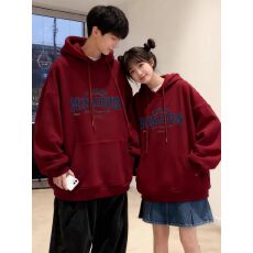 批发100%棉面华棉320g/420g印花2026秋冬宽松慵懒风连帽<b class='q'>卫衣</b>