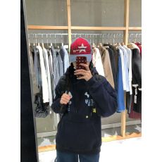 批发100%棉面华棉320g/420g印花2026秋冬宽松慵懒风连帽<b class='q'>卫衣</b>